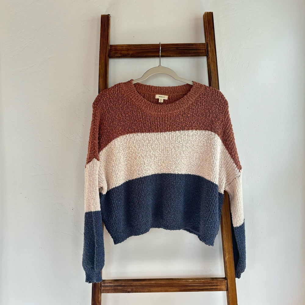 Women’s Striped Crop sweater